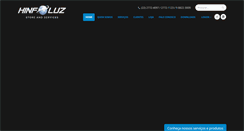 Desktop Screenshot of hinfoluz.com.br