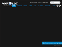Tablet Screenshot of hinfoluz.com.br